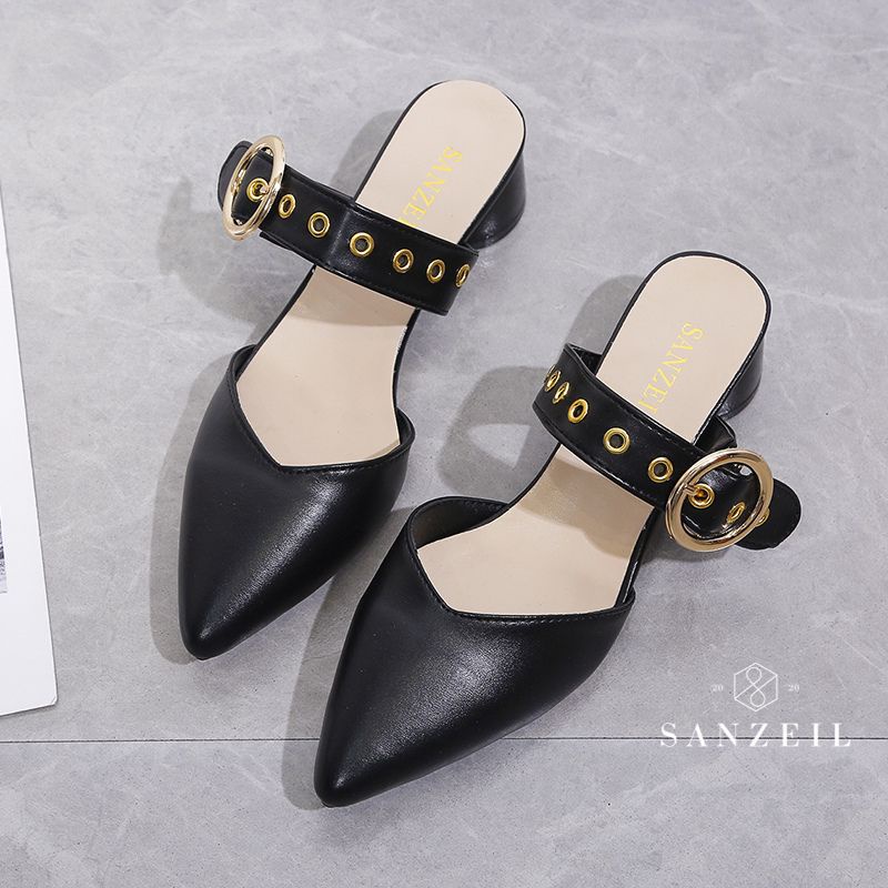 SANZEIL Aida Heels Rendah Import 2056