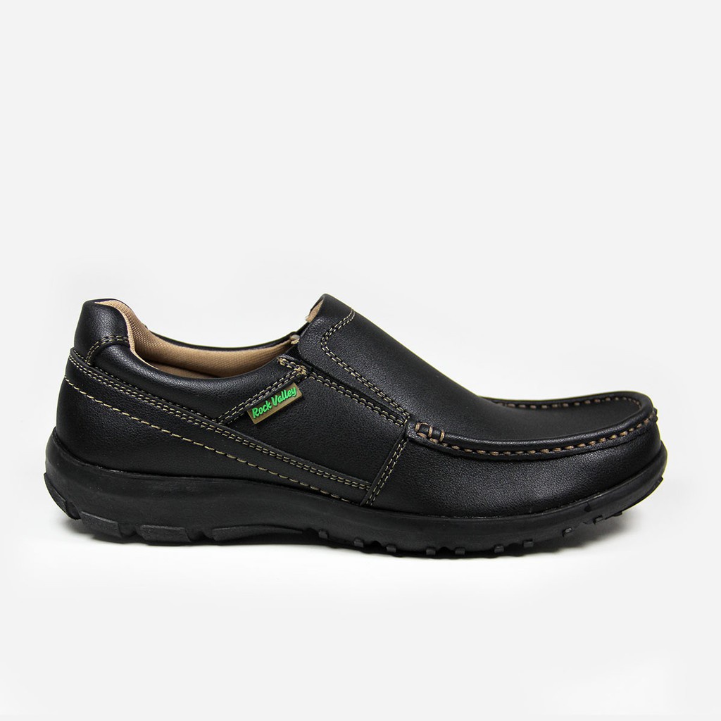 Rockvalley  CANYON | Sepatu Slip On Pria N92 023 - HitamRAMAYANA JAKTIM