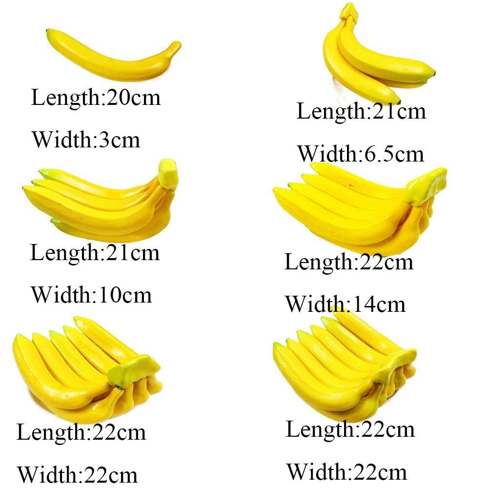 [Elegan] Pisang Buatan Realistis Simulasi Lucu Rumah Toko Buah Dekorasi Hias Model Buah