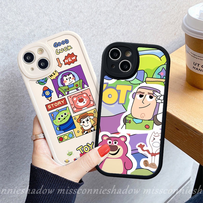 Casing Toy Story Lucu Untuk Infinix Hot11 10T 10s 11s 10 9 Play Hot 10 Lite 10T 10s 11 11s Smart6 5 Note8 Kartun Permen Lovely Manyo Shockproof Soft Case