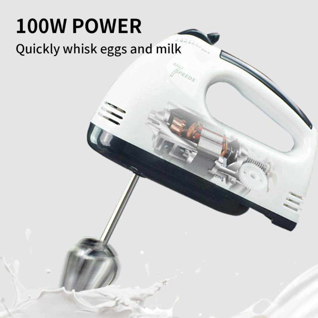 Pengocok Telur Minuman Elektrik Mixer Busa Gagang Baking Kue Mixer Alat Pengaduk Dapur