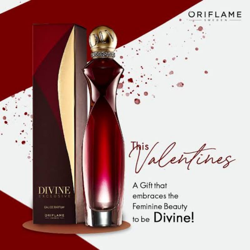 Divine Exclusive Eau de Parfum Perfumed Body Cream parfum Original,Parfum Original Murah, Parfum Wan