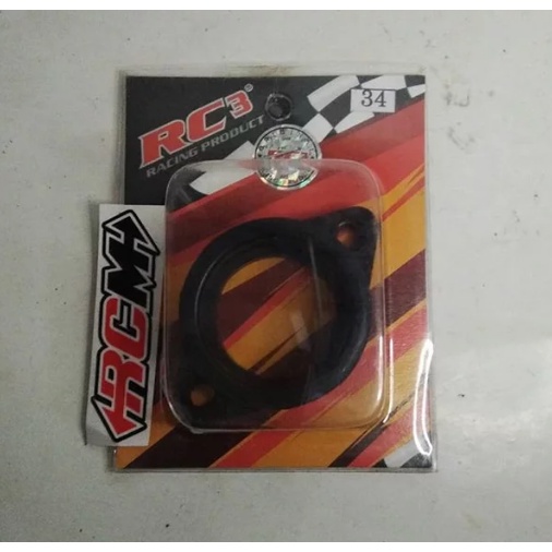 KARET MANIFOLD MANIPOL MANIFOL KARET INTAKE 34 MM 34MM DIAMETER DLM 3KOMA2 CM ORI ORIGINAL RC3 ASLI