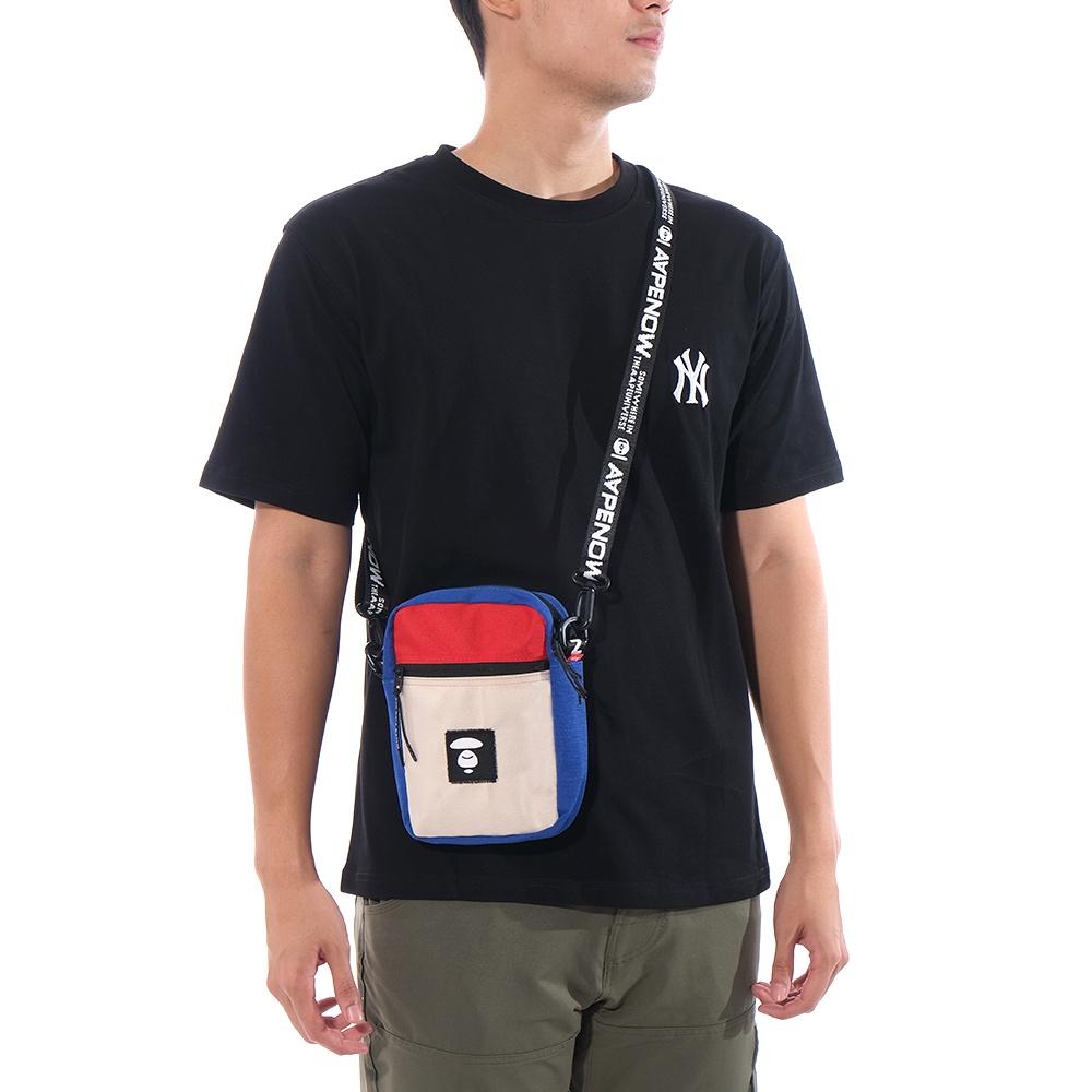 Aape by A Bathing Ape Logo Patch Shoulder Bag