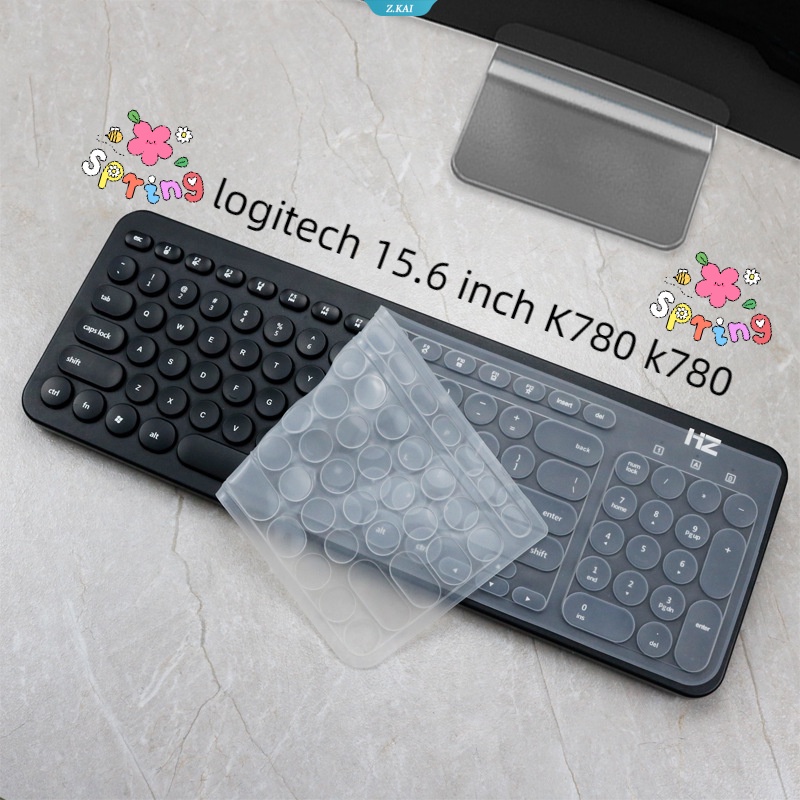 Case Aksesori Keyboard PC Dapat Dicuci Dan Tahan Air Untuk Logitech 15.6 Inch K780 K780 Penutup Debu Keyboard [ZK]