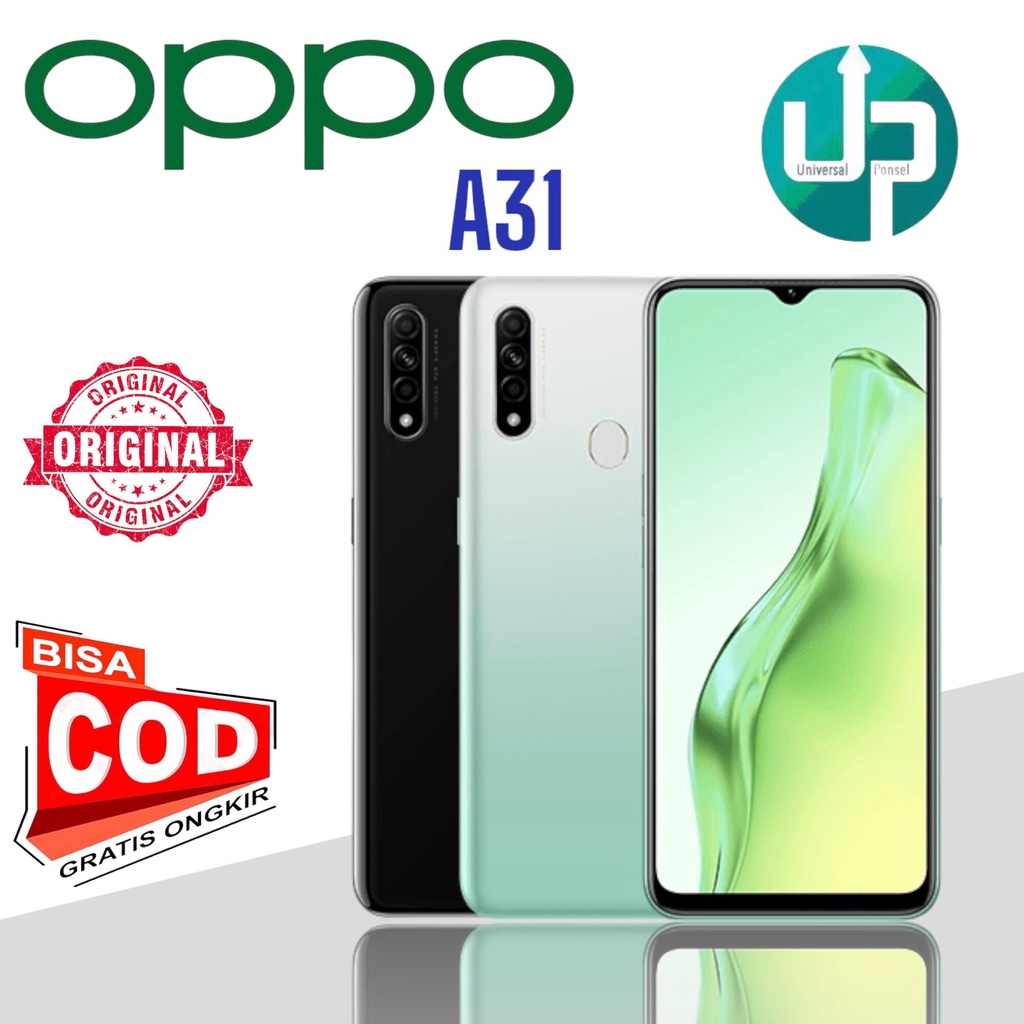 OPPO A31 6/128GB BARU NEW GARANSI 1 TAHUN