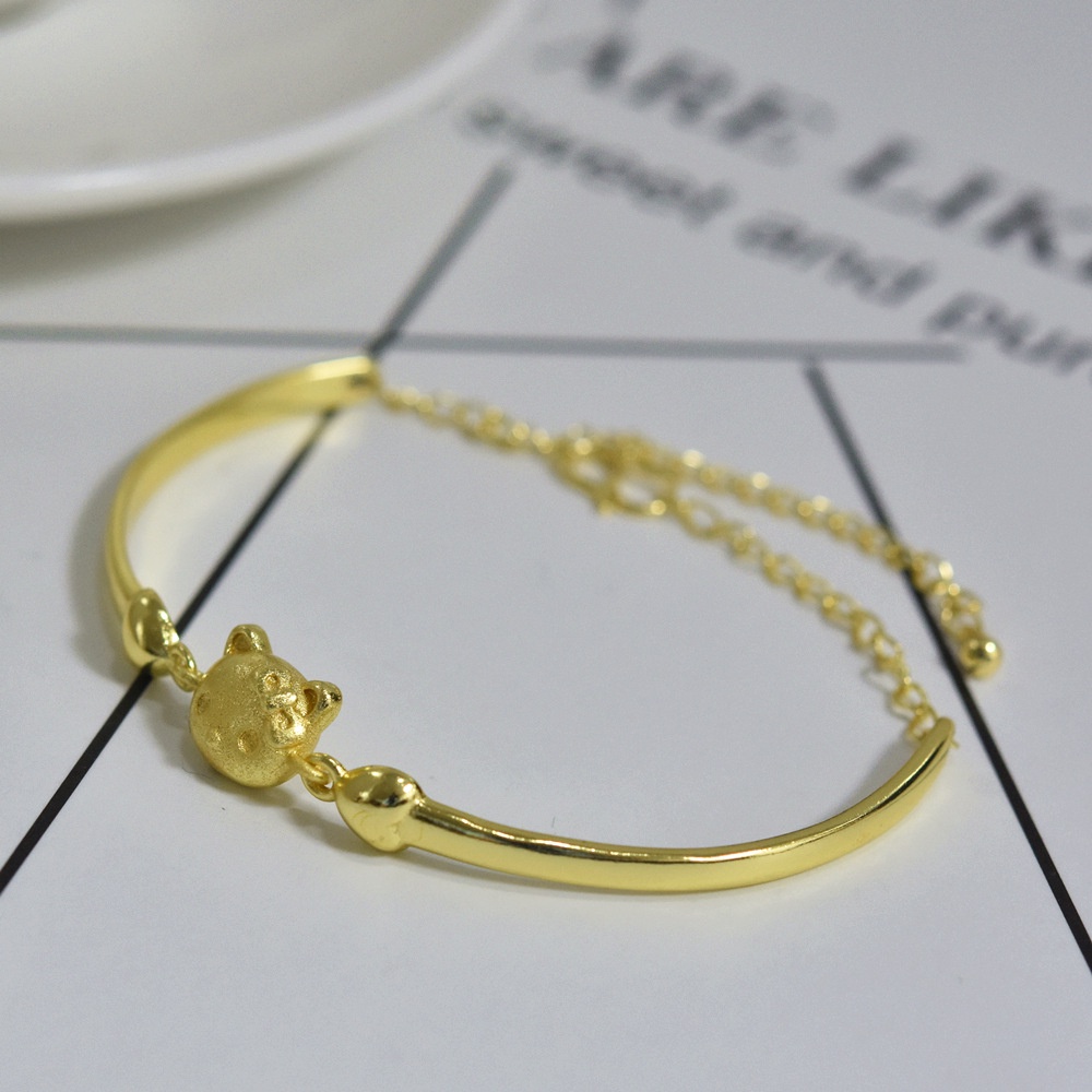 Aksesoris Perhiasan Fashion Goldkingdom Ready Stock Kt Kucing Kalung Cincin Gelang Liontin