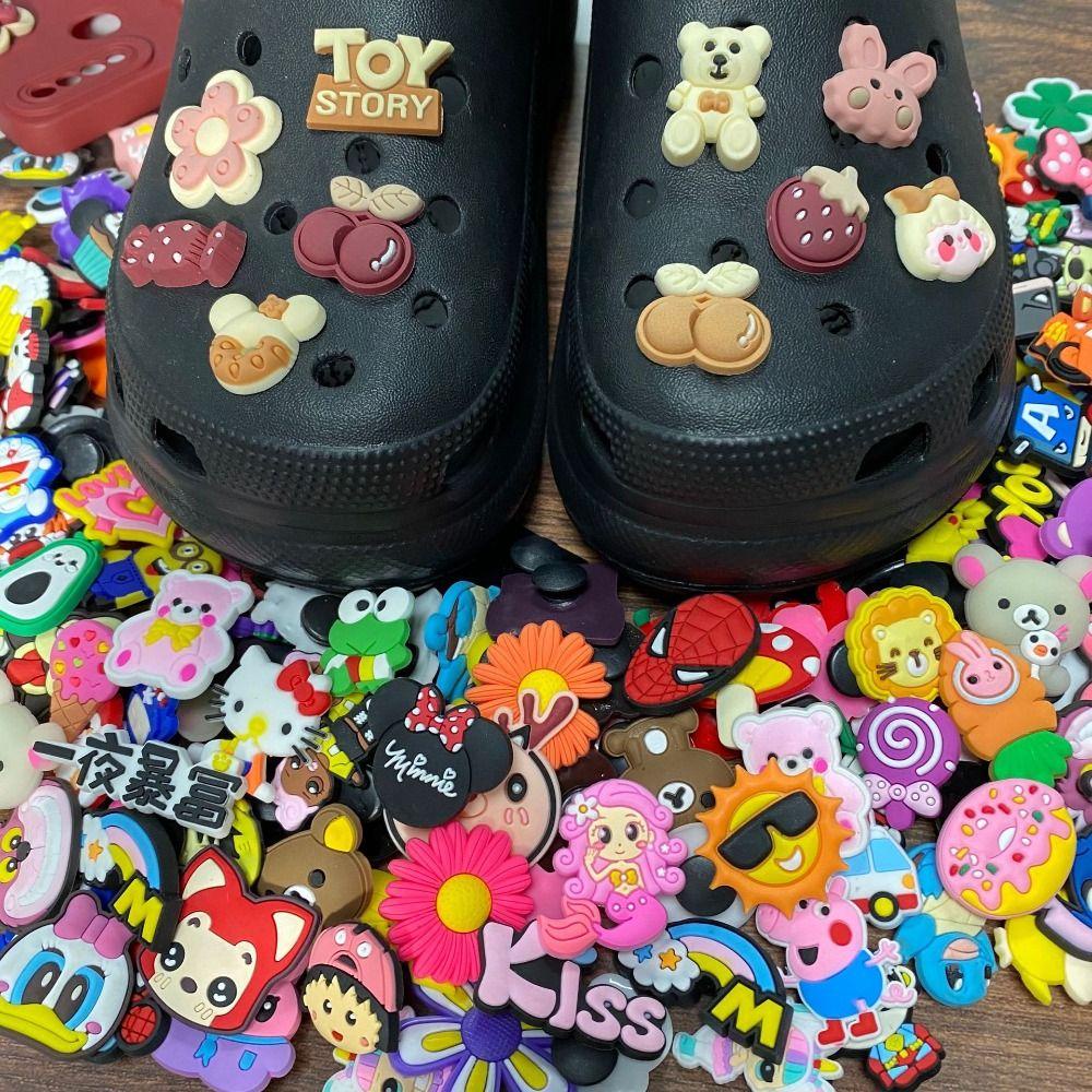 [Elegan] Aksesoris Sepatu Kartun 20pcs Hadiah Anak Diy Bahan Mainan Untuk Dekorasi Sepatu Anak Perempuan