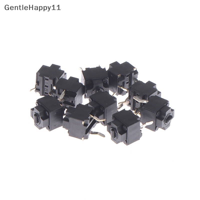 Gentlehappy 10Pcs Mouse Square Micro Switch Button EVQP0E07K Untuk Microsoft IE3.0 Roller IO1.1 id