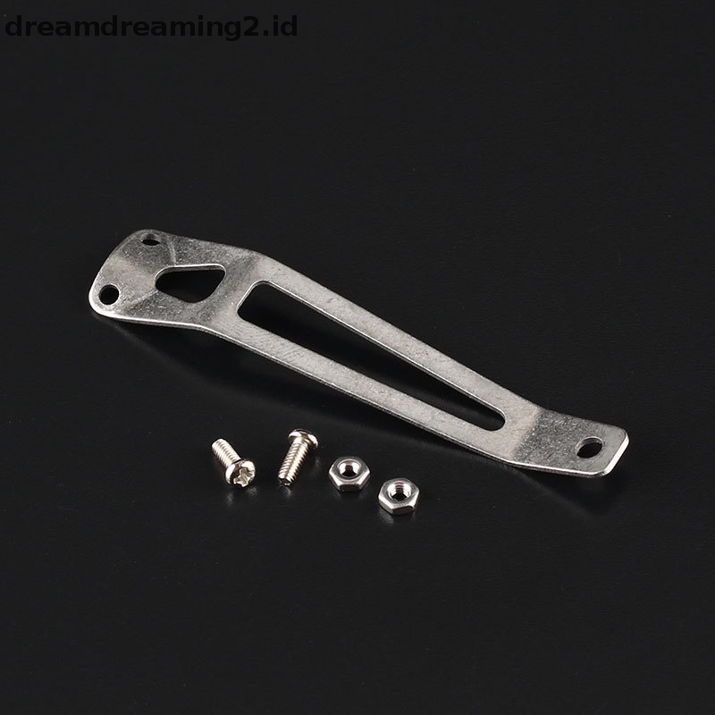 (drea) 1pc Senter Metal Holding Clip Besi Klip Senter Klip Pulpen Universal//