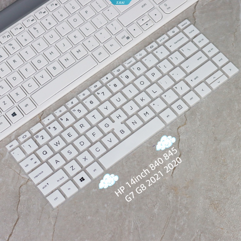 Laptop Model HP 14inch 840 845 G7 G8 2021 2020sarung Keyboard Silikon TPU Lembut Dan Nyaman Dengan Film Perlindungan Keyboard High Quality Tahan Debu [ZK]