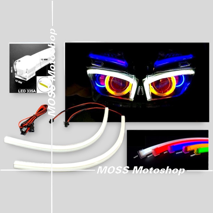 LAMPU DRL FLEKSIBEL AES 30 CM ALIS DRL 30 CM 1 MODE AES LED ALIS