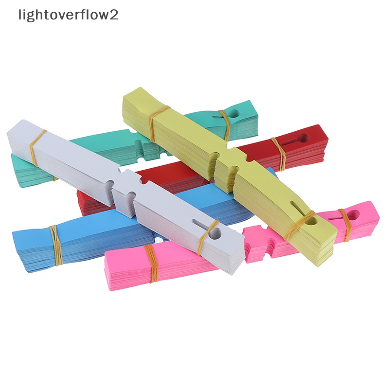 [lightoverflow2] 100pcs/set Label Tag Pohon Gantung Nama Alat Penanda Anti Air [ID]
