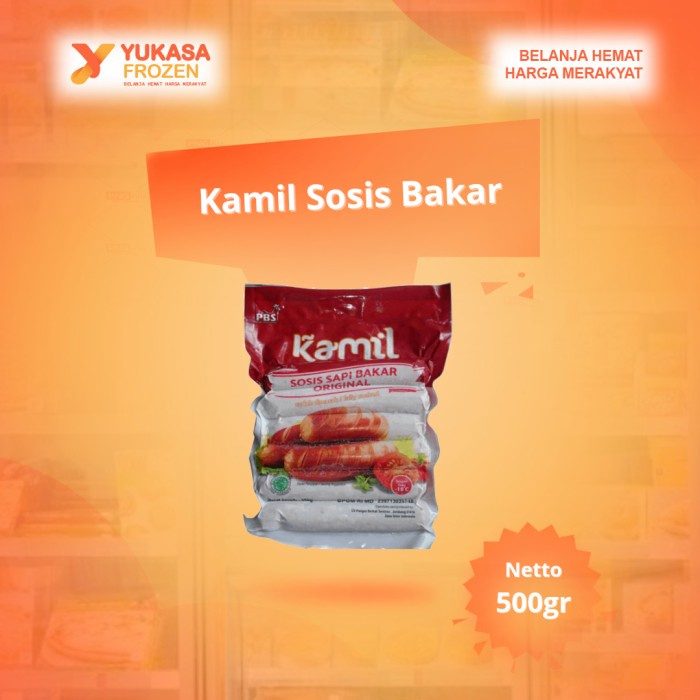 

Kamil Sosis Sapi Bakar Jumbo 500gr