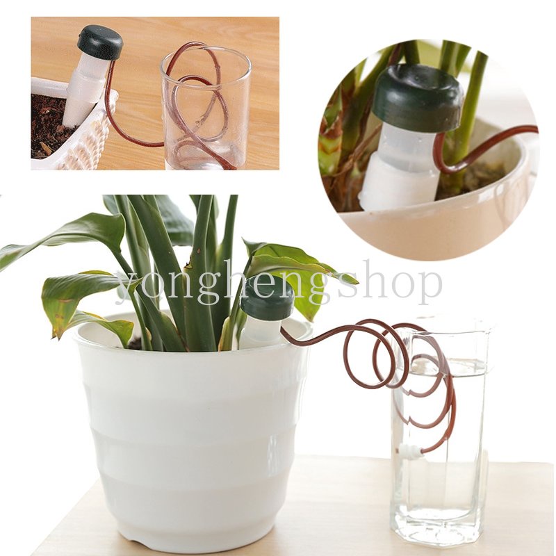 2pcs/set Taman Otomatis Self Watering Probes Indoor Auto Drip Penyiram Tanaman Paku Kreatif Berkebun Alat Pot Bunga Perangkat Tetes Sistem Irigasi