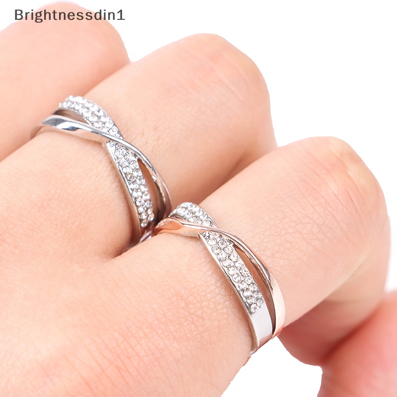 [Brightnessdin1] Penurunan Berat Badan Kristal Berlian Imitasi Cincin Pelangsing Kesehatan Cincin Butik Perhiasan Magnetik