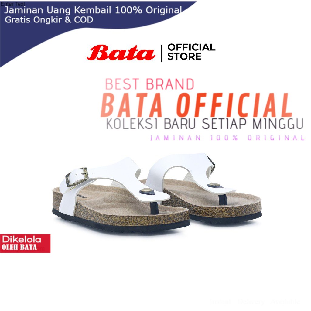 Bata Sandal Wanita Athena White - 5711194