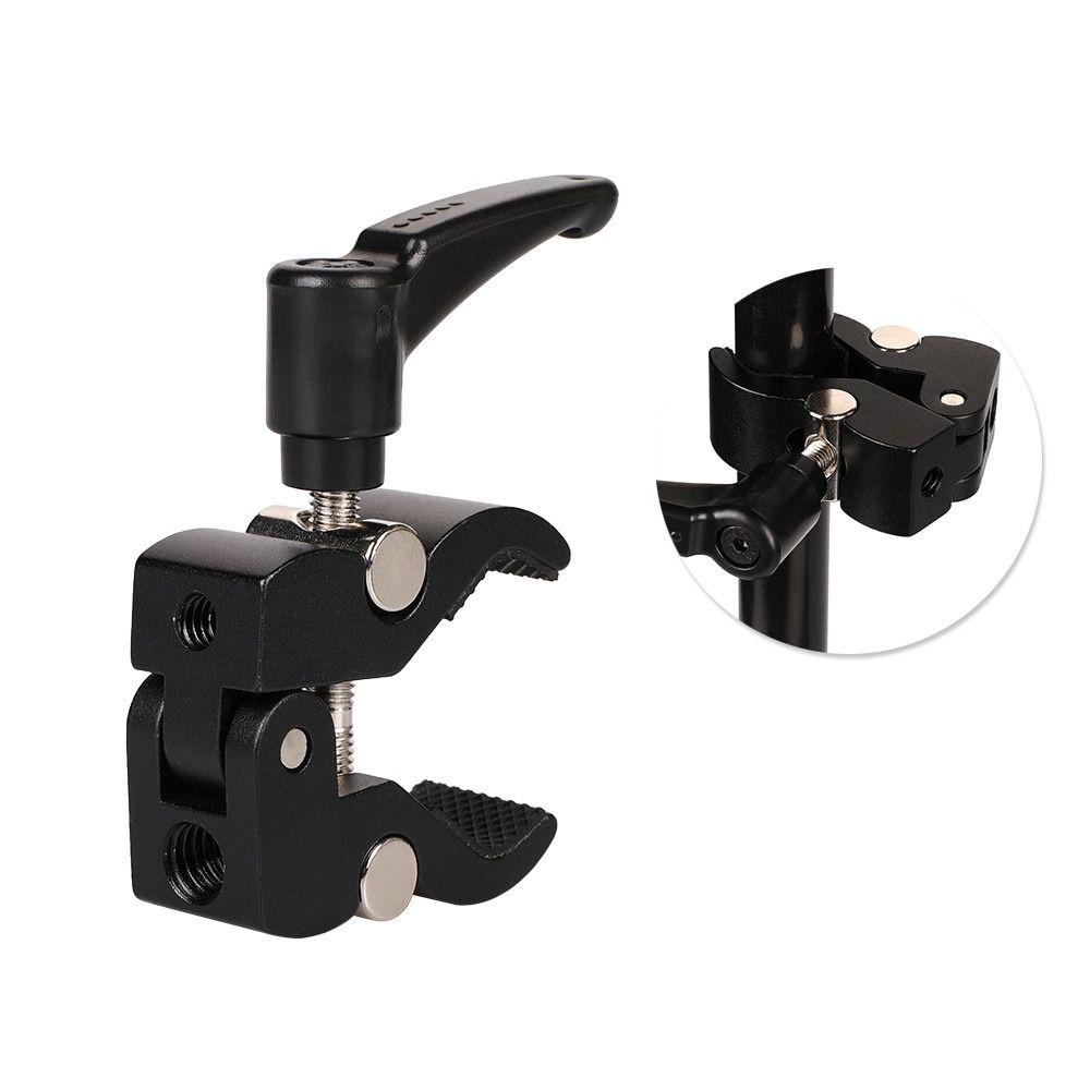 Klip Tang Kepiting Agustina 1Pc Penjepit Benang Hitam Bite Fixing Clip Aksesoris Studio Fotografi Aksesoris Support Bracket