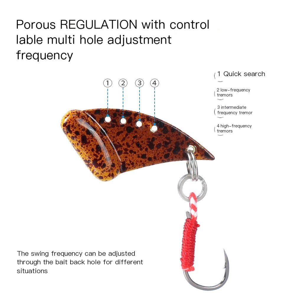 TOP Umpan Pancing Logam 25mm 2.8g Sendok Tenggelam Metal Rotate Sequin Treble Hook