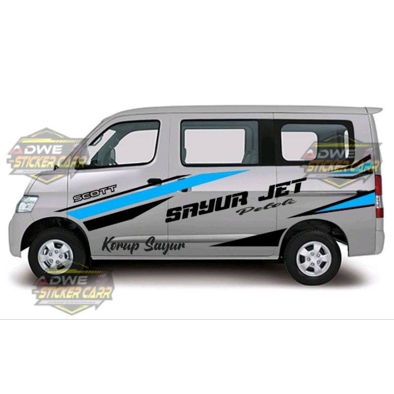 sticker cutting sticker cutting mobil grand max minibus desian custom suka suka sticker terbaru