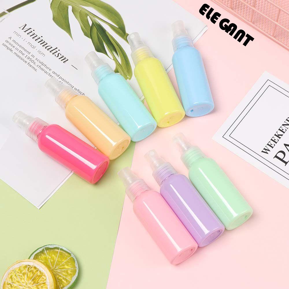 [Elegan] Botol Spray 50ml Candy Color Lotion Shampoo Daily Life Botol Parfum