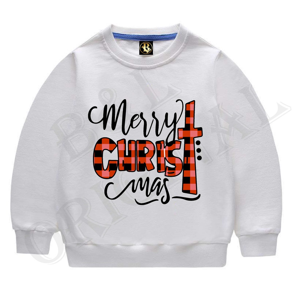 bisa bayar di tempat/ BS//BAJU KAOS ATASAN ANAK-ANAK MERRY CRISHTMAS REAL PICTURE