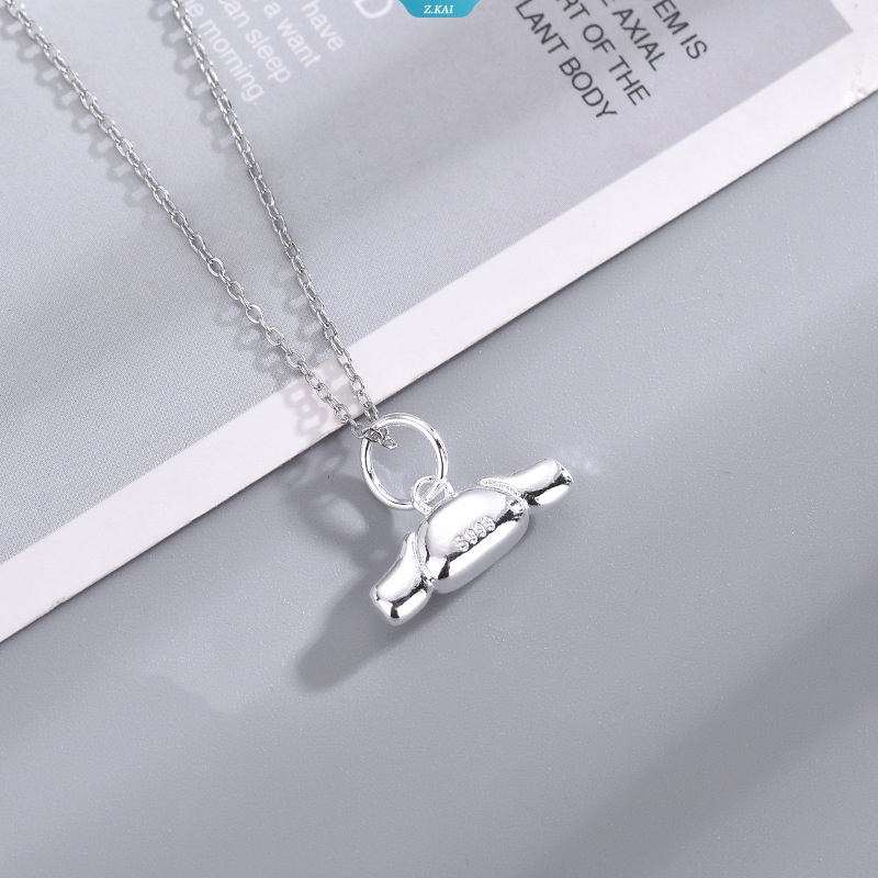 Sanrio Cinnamoroll Lem Drop Liontin Kalung Gadis Niche Desain Hadiah Rantai Liontin Aksesoris Wanita Anak Hadiah [ZK]