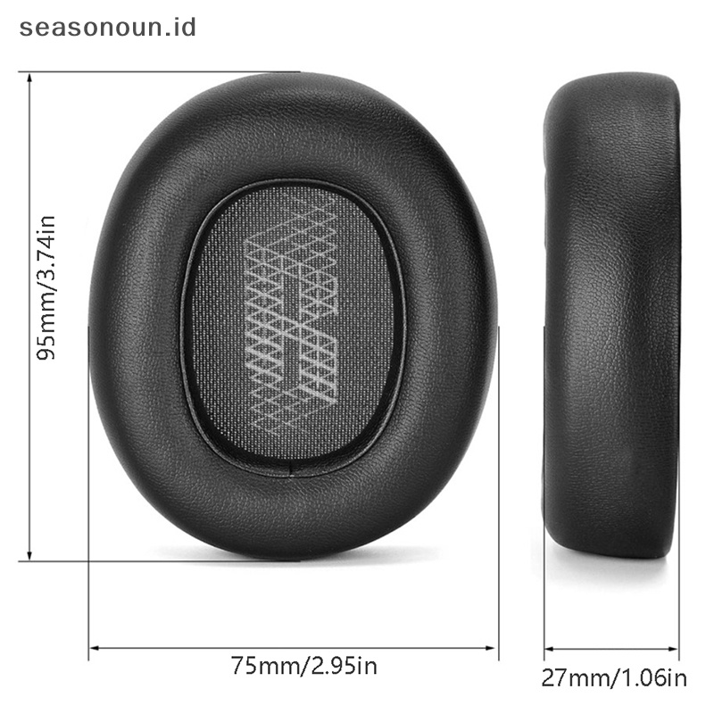 Seasonoun Earpads Ear Cushion Pads Pengganti Untuk Headphone LIVE650BTNC Duet NC.