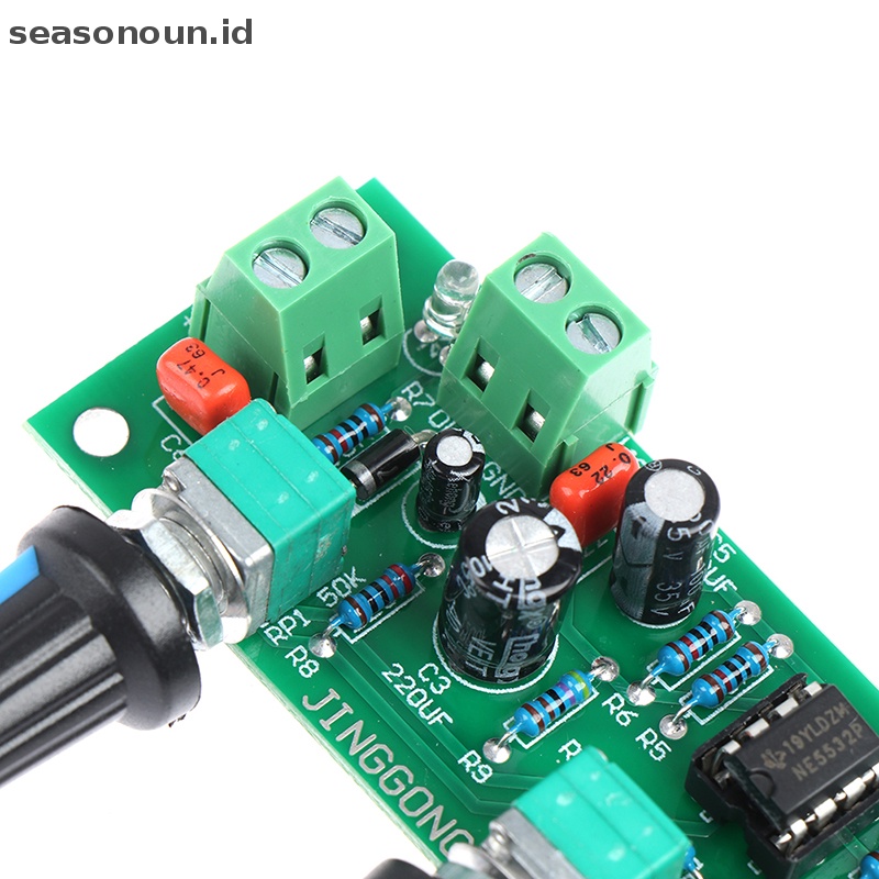 Seasonoun Single supply low pass filter board subwoofer preamp board 2.1 channel DC10-30V.