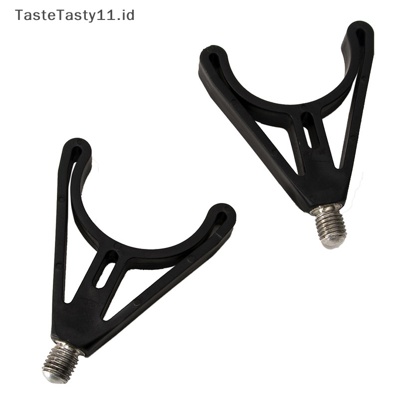 Tastetasty 2pcs Tongkat Pancing Ikan Gurame Istirahat Pantat Gripper Untuk Bank Stik Batang Pods Ikan Gurame Kasar.