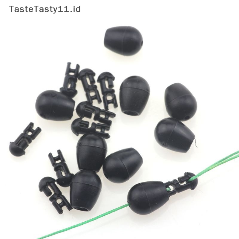 Tastetasty 20butir Quick Change Carp End Tackle Method Fishing Tool Connector Ikan.