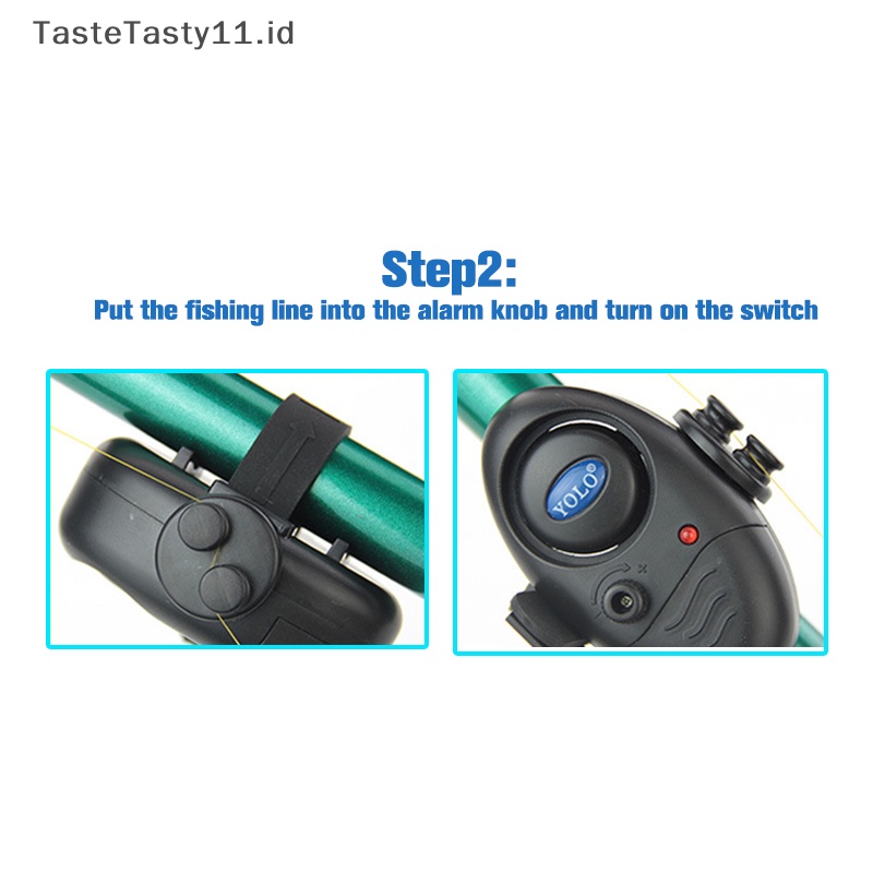 Tastetasty Fishing Bite Alarm Fishing Signalizator Indikator Ikan Gurame Dengan LED/Suara.