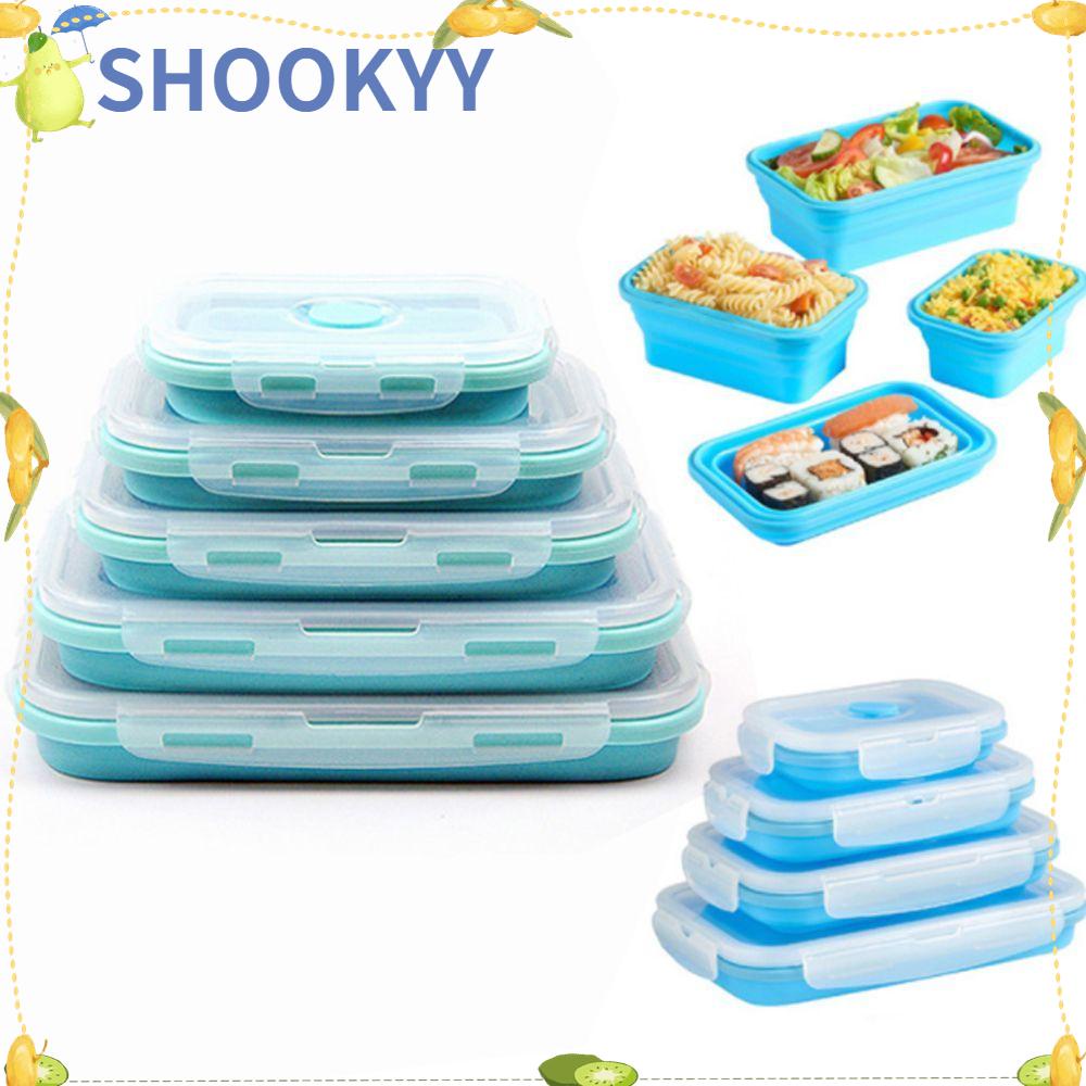 Chookyy Kotak Makan Lipat Portable Storage Kitchen Wadah Makanan Silikon