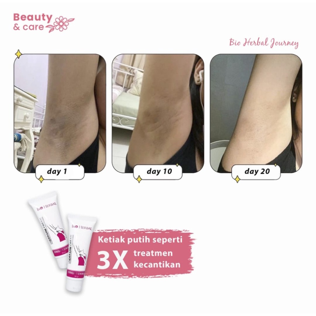 COD Bio Herbal Pemutih Pencerah Ketiak Underarm dan Selangkangan Hitam Membandel Bpom Paling Ampuh Original Aman Hasil Permanen Alami Cream Krim Original