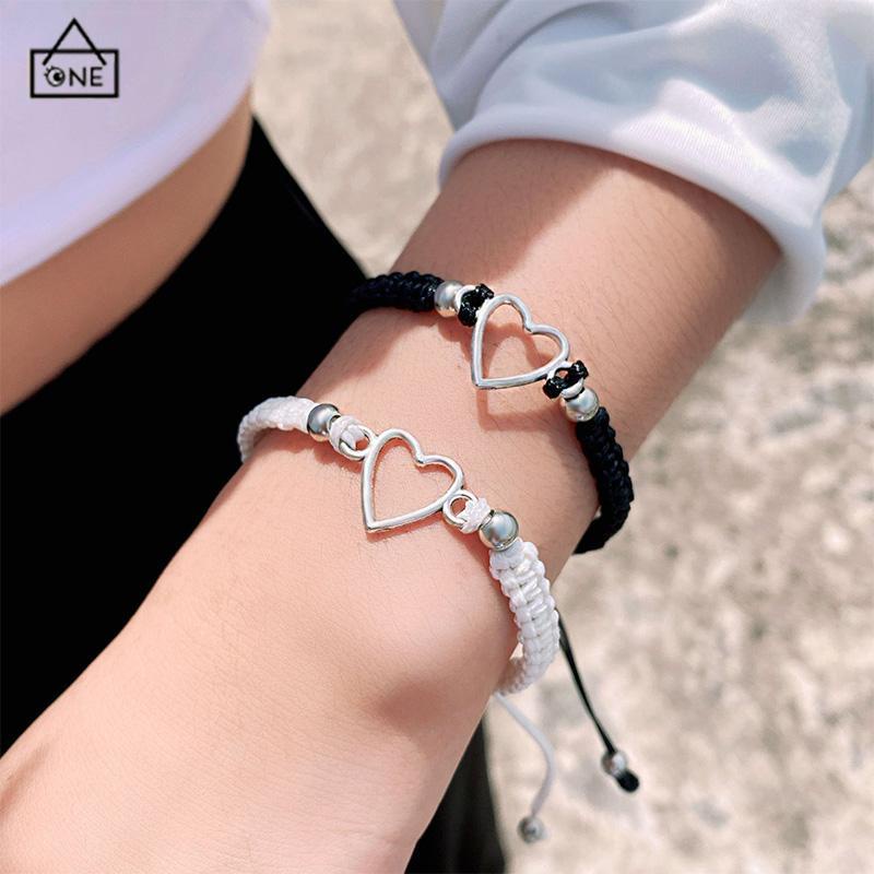 COD❤️Tangan berdebar knot rata pasangan gelang cinta-A.one