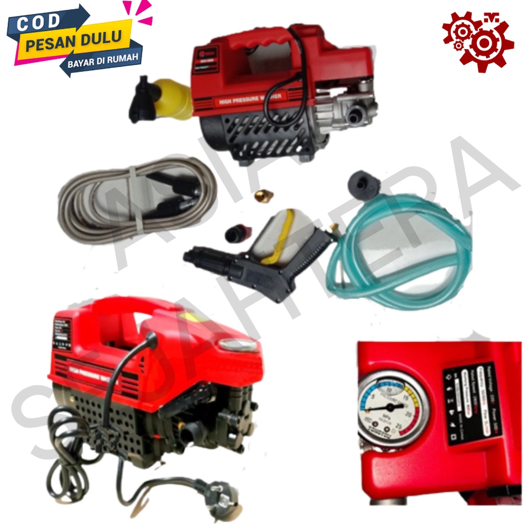 PROMO yukido Edon Mesin Steam Jet Cleaner High Pressure atau Mesin Cuci Mobil Motor dan AC ED18-5670 Jet Cleaner Mesin Alat Cuci Steam Mobil dan Motor ASIA SEJAHTERA