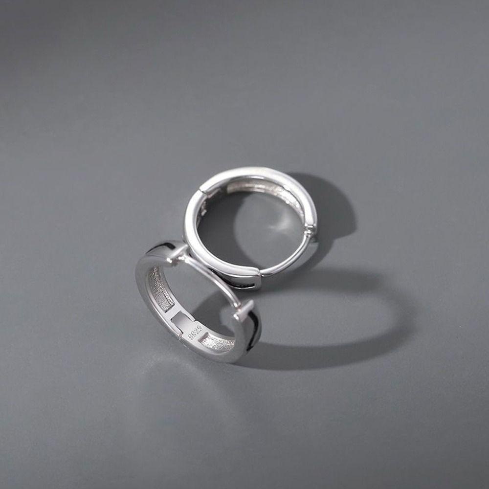 Mxbeauty Pria Hoop Earrings Kepribadian Halus Fashion Perhiasan Hip Pop Niche Desain U Shape Cooper Gaya Korea Earrings