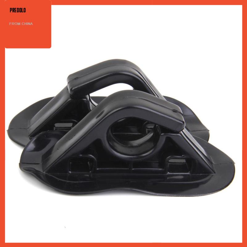 [Predolo] 2x Hitam Oar Paddle Holder Hook Gesper F Perahu Kayak Karet Perahu Perahu Aksesori