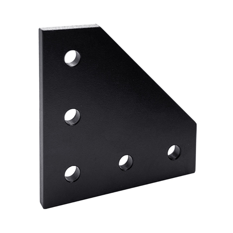 Cre T/L Shape Corner Bracket Plate Set Plat Papan Sambungan 5lubang 90derajat Untuk Profil Aluminium Seri 2020 3030 4040