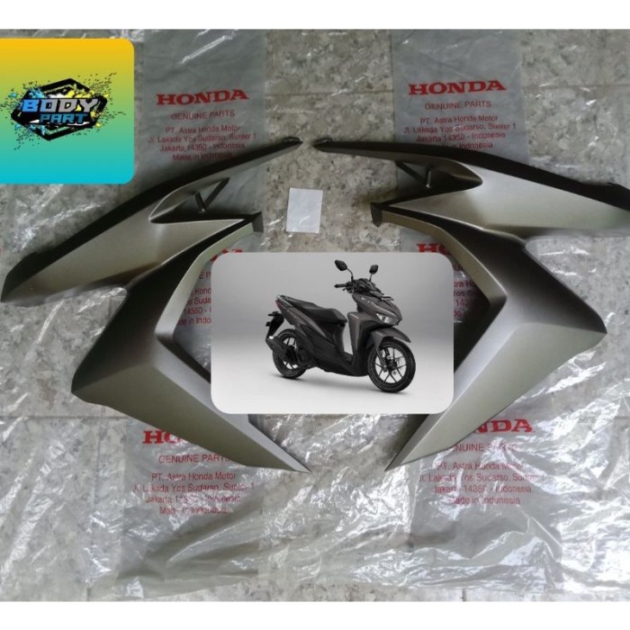 [GJ] Cover body depan sayap samping Vario new 150 tahun 2020 matte brown