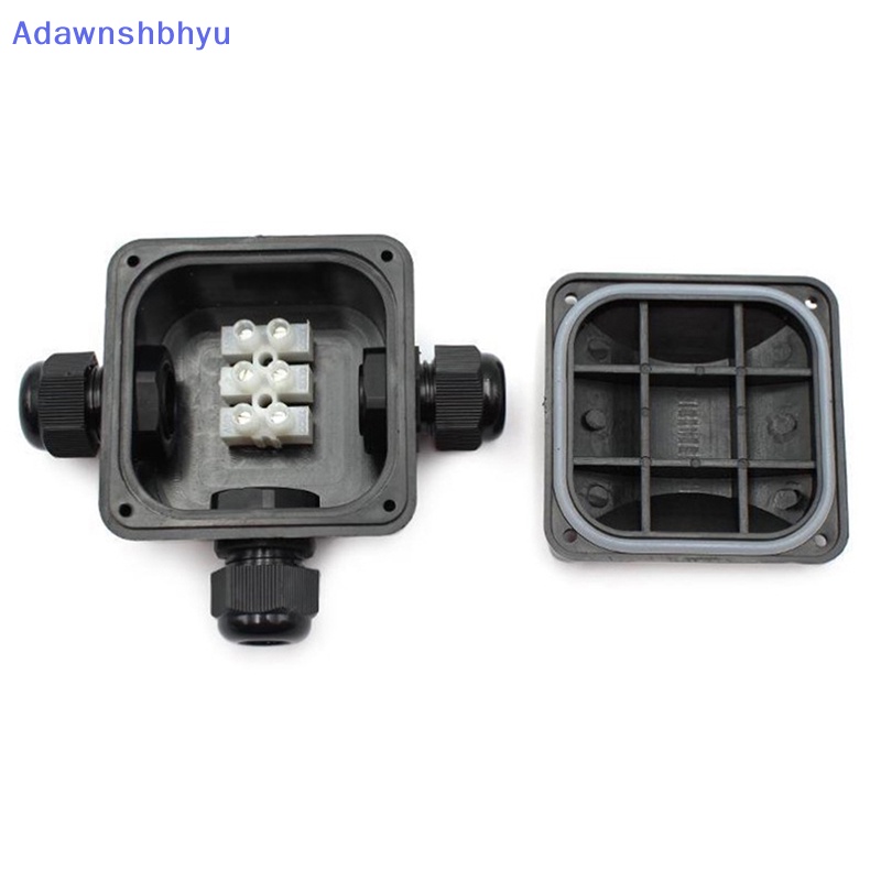 Adhyu IP68 Kabel Listrik Waterproof Connector Outdoor T Type Three Way Junction Box ID