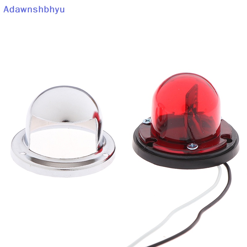 Adhyu 2x Marine Boat Stainless Steel Red &amp; Green LED Lampu Sinyal Navigasi Yacht ID