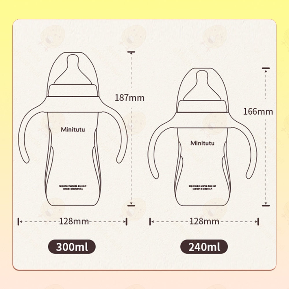 Lacoo Botol minum bayi anak silikon Training cup baby karakter Sippy cup bpa free