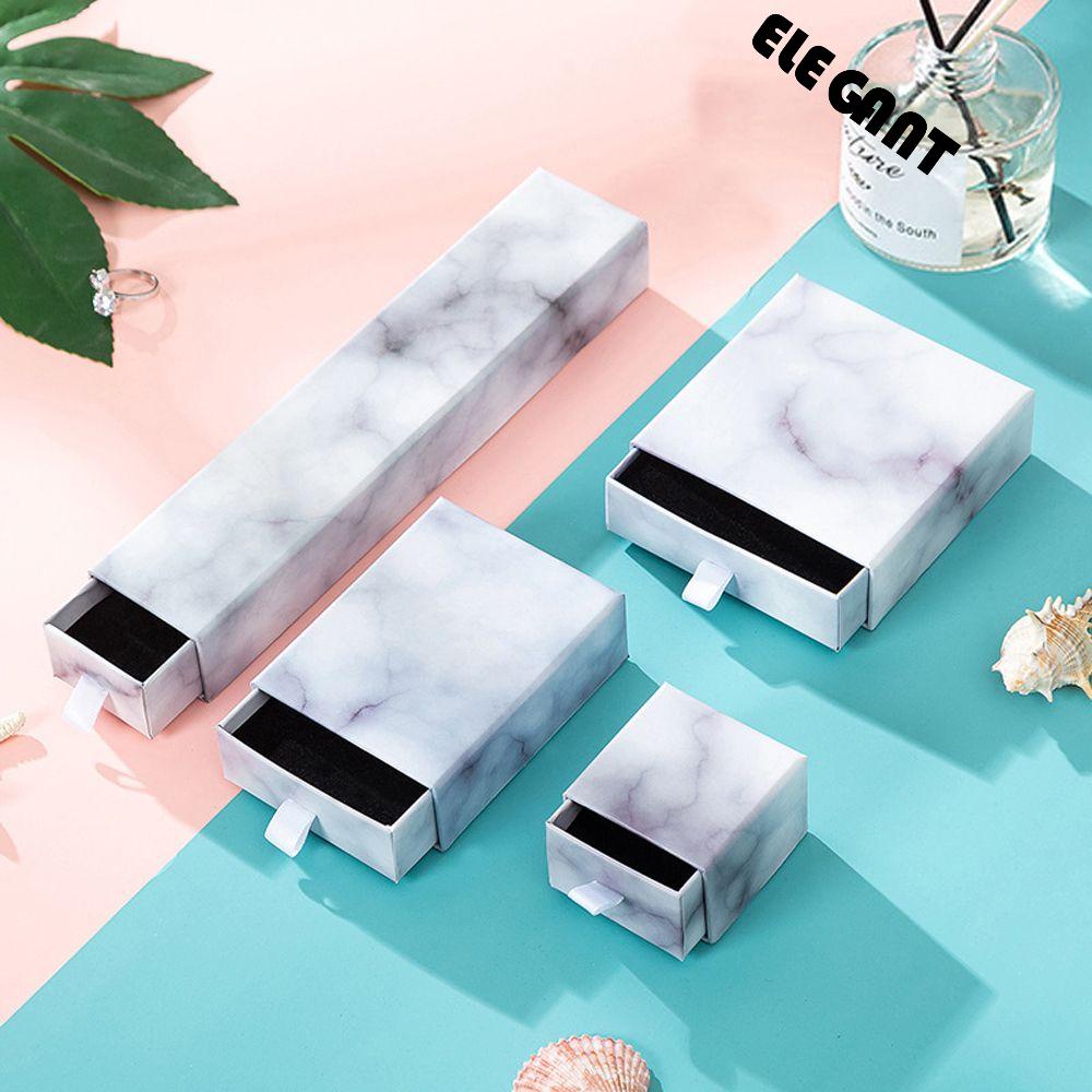 [Elegan] Kotak Perhiasan Gelang Suspensi Portabel Warna Solid Persegi Panjang Persegi Display Perhiasan