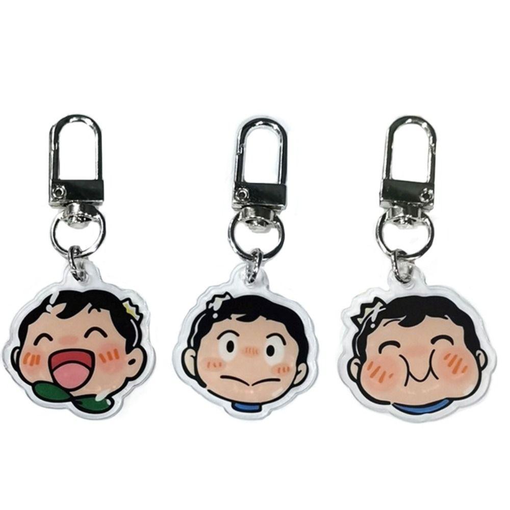 Needway   Peringkat Raja Gantungan Kunci Transparan Pernak Pernik Hadiah Gantungan Kunci Mobil Tokoh Anime Ornamen Handbag Charms Hanging Decoration Handbag Pendant Bojji Prince Keyring