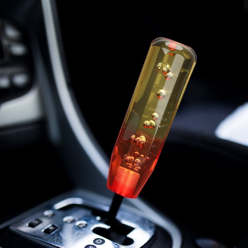 Universal Mobil Manual Gear Shift Knob Stick Transmisi Manual Gearstick Tuas Shifter Knob Kristal Gelembung Gear Shifter Kepala Warna Warni