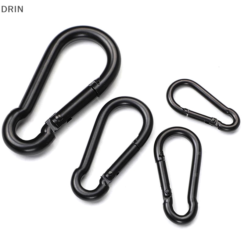 Dr Metal Gantungan Kunci Klip Kait D Carabiner Hooks Konektor Untuk Membuat Perhiasan Key Ring Temuan DIY Grosir vn