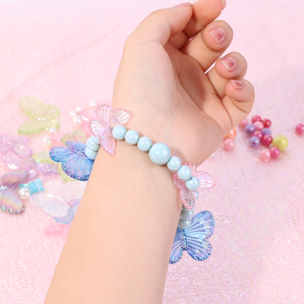 [HOT Sale]butterfly Bentuk Handmade Warna-Warni Resin Kartun DIY Perhiasan Anting Aksesoris Warna Acak 1Pc Telepon Liontin Transparan Serba Guna