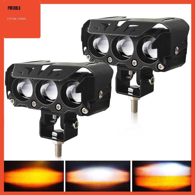 [Predolo] Lampu Motor Three Lens 27W Tambahan Lampu Aksesori