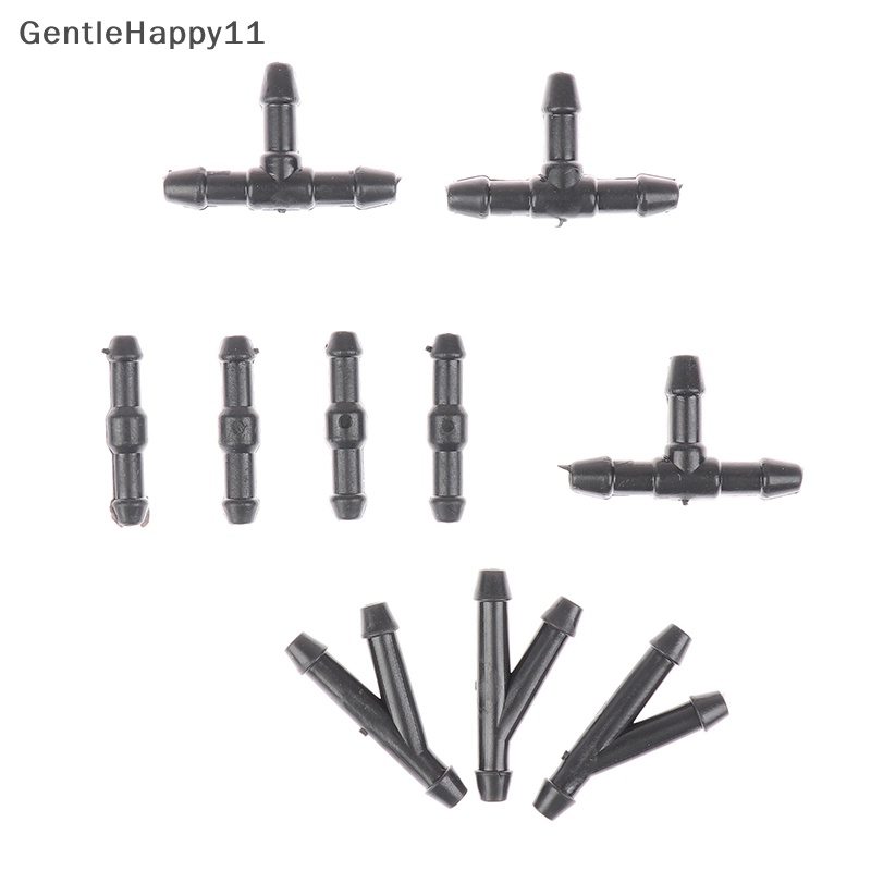 Gentlehappy 10Pcs Universal Joiner Konektor Pipa Air Bensin Wiper Nozzle Selang Tubing id